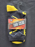 Wheeling Nailers Team Socks Black