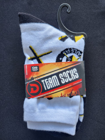 Wheeling Nailers Team Socks White