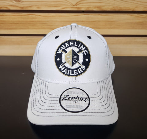 Wheeling Nailers Zephyr White Vegas Snap Back