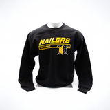 Wheeling Nailers Hockey Black Crew Neck Sweatshirt