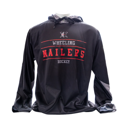 Wheeling Nailers AK Polyspan Alternate Distressed Hoodie