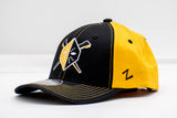 Wheeling Nailers Zephyr Yellow Black Snap Back Hat