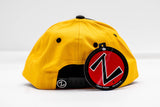 Wheeling Nailers Zephyr Yellow Black Snap Back Hat