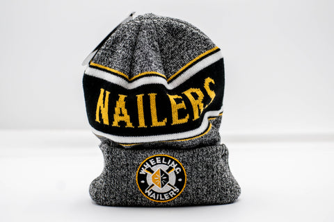 Wheeling Nailers Zephyr Yellow Cuffed Beanie