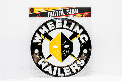 Wheeling Nailers Metal Sign 12 Inch