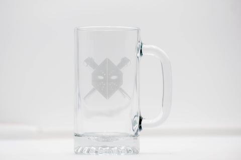 Wheeling Nailers 16oz Glass Beer Mug