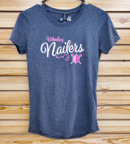 Wheeling Nailers Hockey Pink Women's T-Shirt